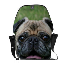 Sac messenger à Rickshaw de chien de carlin Besace