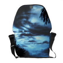 Sac messenger à Rickshaw de ciel opacifié par bleu Besaces