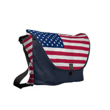 Sac messenger à Rickshaw de drapeau des Etats-Unis Sacoches