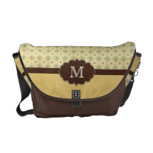 Sac messenger à Rickshaw de monogramme de diamants Besace
