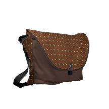 Sac messenger à Rickshaw de point de polka Besace