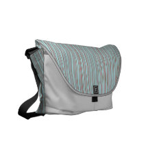 Sac messenger à Rickshaw de rayure bleue Besaces