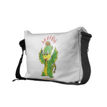 Sac messenger à Rockstar™ de dragon Sacoche