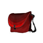 Sac messenger "à rouge à lèvres rouge" besace