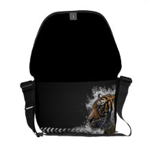 Sac messenger à tigre besace