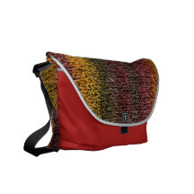 Sac messenger à tissu de Knit Besaces