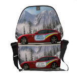 Sac messenger à voiture de course besace