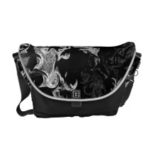 Sac messenger abstrait au Rickshaw zéro de B&W Sacoche