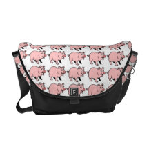 Sac messenger adorable à amant de porc sacoches