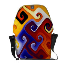 sac messenger aMAZEing à impression d'art Besace