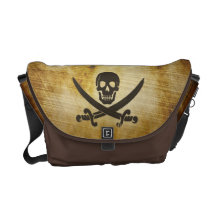 Sac messenger antique à pirate de parchemin besaces