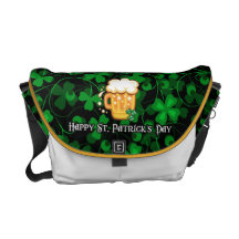 Sac messenger au jour 1 de St Patrick heureux Besace