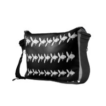 Sac messenger avec la conception de poissons sacoche