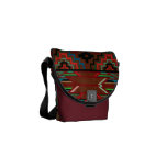 Sac messenger aztèque à motif sacoche