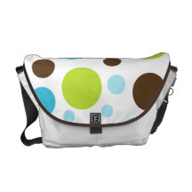 Sac messenger coloré à taches sacoche