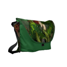 Sac messenger d'une chevelure rouge à sirène sacoche