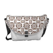 Sac messenger floral à motif sacoche