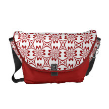 Sac messenger floral à motif sacoche