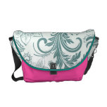 Sac messenger floral frais à conception d'art d'Es Besace