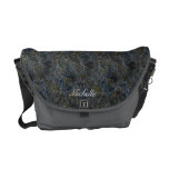 Sac messenger foncé à abrégé sur granit besace
