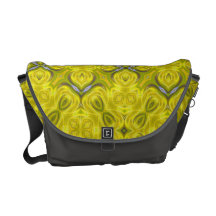 Sac messenger jaune à Rickshaw de damassé Sacoches