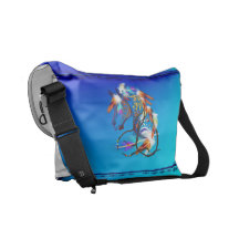 Sac messenger lumineux à Rickshaw de cheval Besaces