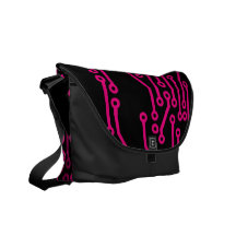 Sac messenger (magenta) à conseil de Sirkit Sacoche