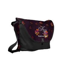 Sac messenger mignon à conception de shamrocks d'I Besace