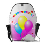 Sac messenger mignon à joyeux anniversaire d'éléph besaces