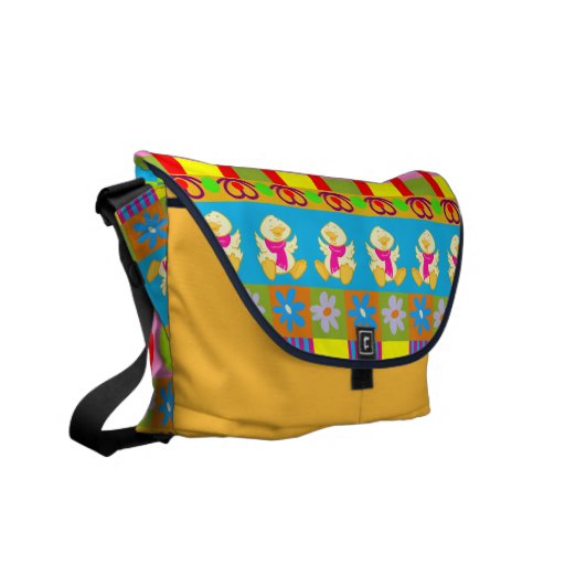 Sac messenger mignon à vecteur avec des hiboux et  besaces