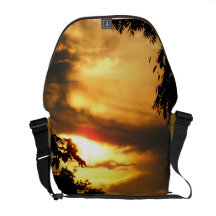 Sac messenger opacifié d'or à Rickshaw de lever de Sacoche