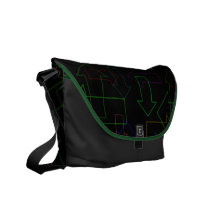 Sac messenger perdu unique à flèche besaces