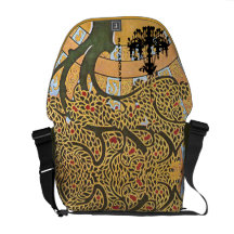 Sac messenger personnalisé à lustre d'arbre de rem sacoche