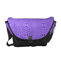Sac messenger pourpre à Rickshaw de motif Besaces
