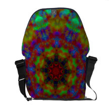 Sac messenger psychique à kaléidoscope de mandala  besace