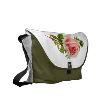 Sac messenger rose à pays sacoche