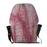 Sac messenger rose à Rickshaw d'art de motif de pe Besace