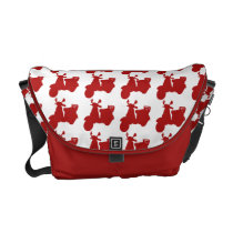 Sac messenger rouge à vélo de moteur sacs messenger