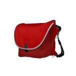Sac messenger rouge besace