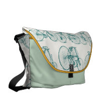 Sac messenger vintage personnalisé à bicyclette de besaces