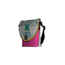 Sac messenger vintage personnalisé à bicyclette de sacoches