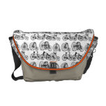 Sac messenger vintage personnalisé à bicyclette de besace