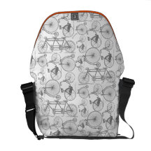 Sac messenger vintage personnalisé à bicyclette de sacoches