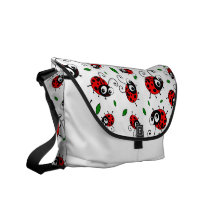 Sac mignon de motif de coccinelles sacoches