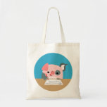 Sac mignon de porc d'écriture de bande dessinée sacs