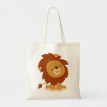 Sac paisible mignon de lion de bande dessinée sacs