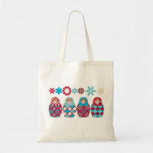 sac poupée russe bleu
