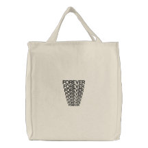 Sac pour toujours brodé