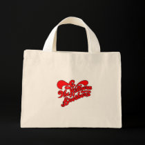 Sac rouge de frères de Wilburn avec des fleurs sacs