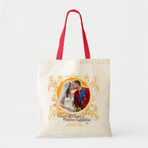 Sac royal de baiser de mariage de William et de Ka